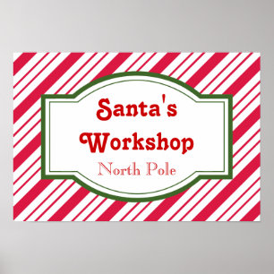 Santa's Workshop-Poster Poster