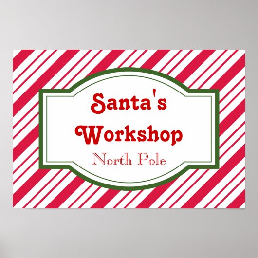 Santa's Workshop-Poster Poster (Voorkant)