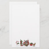 Santa's Workshop Stationery Briefpapier (Voorkant / Achterkant)