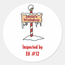 Santa's Workshop Sticker