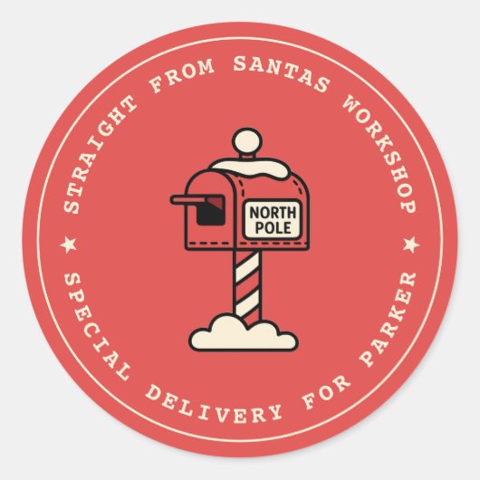 Santas Workshop Sticker | North Pole Delivery (Devant)