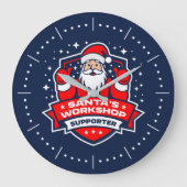 Santa's Workshop Supporter - Noordpool Kerstmis Grote Klok (Voorkant)