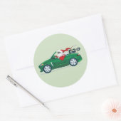 Santa's World Tour Convertible Ronde Sticker (Envelop)