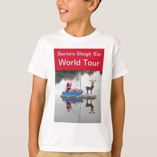 Santa's World Tour T-shirt (Voorkant)
