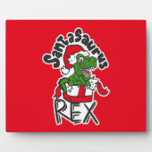 Santasaurus Rex Fotoplaat (Voorkant)