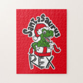 Santasaurus Rex Legpuzzel (Verticaal)