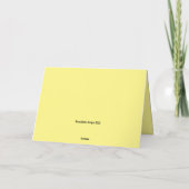 Santé! Carte de félicitations. Carte blanche intér (Dos)