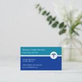 Santé des femmes Cartes de visite Médicales de nom (Debout devant)