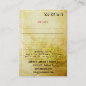 Santé et beauté de fines herbes - carte de visite (Dos)