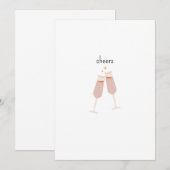 Santé ! Invitation à faire la fête. (Devant / Derrière)