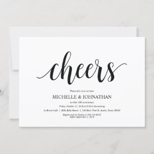 Santé, invitations pour la célébration d'anniversa