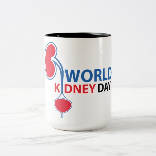Santé rénale pour tous partout. Mug (Centre)