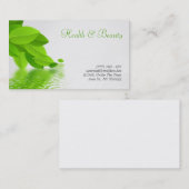 santé, spa et carte de visite de beauté (Devant / Derrière)