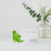 santé, spa et carte de visite de beauté (Debout devant)