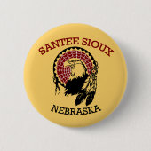 Santee Sioux Button (Voorkant)