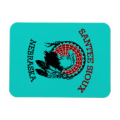 Santee Sioux flexibele magneet (Horizontaal)