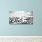 Santee Sioux, Mankato, Minnesota, 186 Canvas Afdruk (Insitu (Houten vloer))