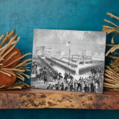 Santee Sioux, Mankato, Minnesota, 186 Fotoplaat (Zijkant)