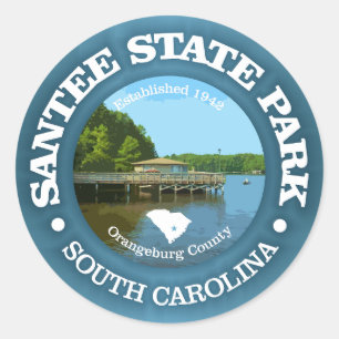 Santee State Park Ronde Sticker
