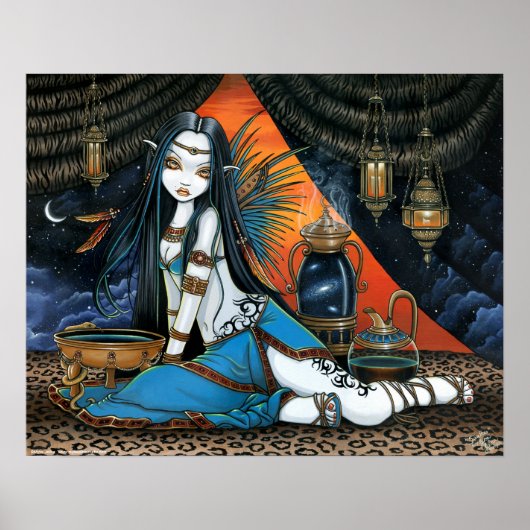 Santha Celestial Tribal Sage Fairy Angel Poster (Voorkant)