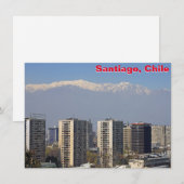 Santiago, Chileense kaart (Voorkant / Achterkant)