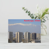 Santiago, Chileense kaart (Staand voorkant)