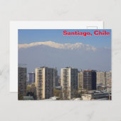 Santiago, Chili Briefkaart (Voorkant / Achterkant)