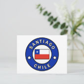 Santiago Chili Briefkaart (Staand voorkant)
