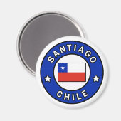 Santiago Chili Magneet (Voorkant / Achterkant)