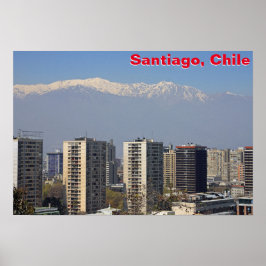 Santiago, Chili Poster