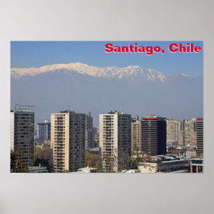 Santiago, Chili Poster