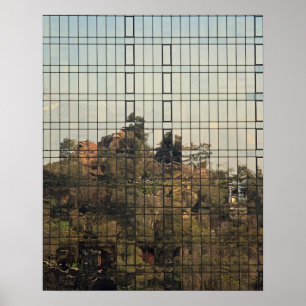 Santiago, Chili reflectie Poster