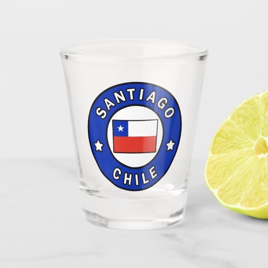 Santiago Chili Shot Glas (Voorkant)