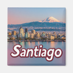 Santiago Chili Stad Reis Aandenken 🗺️ Magneet