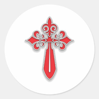 Santiago Cross Ronde Sticker