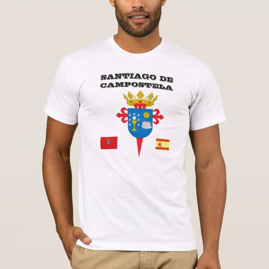 Santiago * de Campostela Spain T-Shirt (Voorkant)
