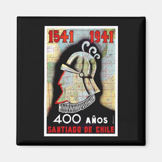 Santiago de Chile Magneet (Voorkant)