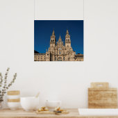 Santiago de Compostela Cathedral Poster (Keuken)