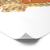 Santiago de Compostela Cathedral Spanje Poster (Hoek)