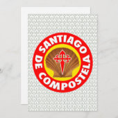 Santiago de Compostela Kaart (Voorkant / Achterkant)