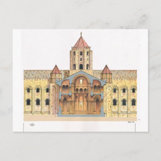 Santiago de Compostela Romanesque Briefkaart (Voorkant)