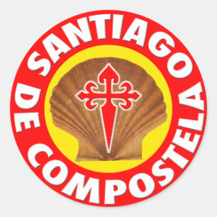 Santiago de Compostela Ronde Sticker