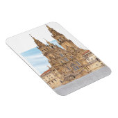 Santiago de Compostela Westerne gevel. Spanje Magneet (Rechterzijde)