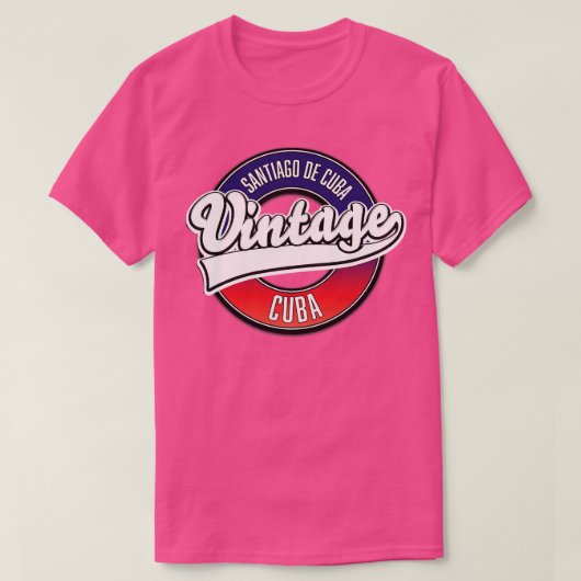 Santiago de Cuba cuba  logo T-shirt (Design voorkant)