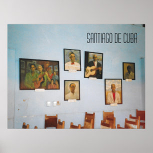 Santiago de Cuba Landmark Music Club Foto Poster