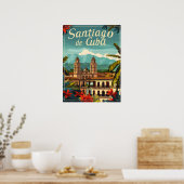 Santiago de Cuba: ritmische ziel van het Caribisch Poster (Keuken)