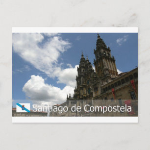 Santiago e Compostela, Espanha Briefkaart