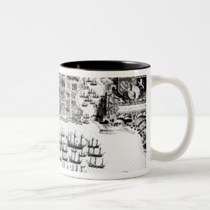 Santiago, Kaapverdië, 1589 Tweekleurige Koffiemok