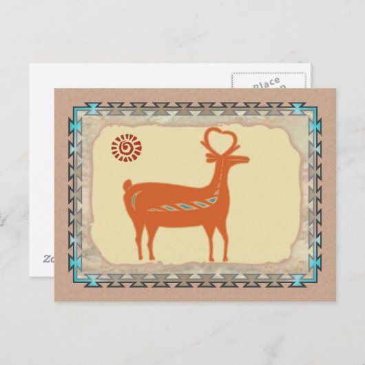 Santo Domingo Deer Briefkaart (Voorkant / Achterkant)