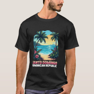 Santo Domingo Dominicaanse Republiek Vakantie Reiz T-shirt